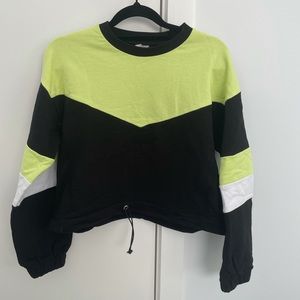 asos cropped sweatshirt